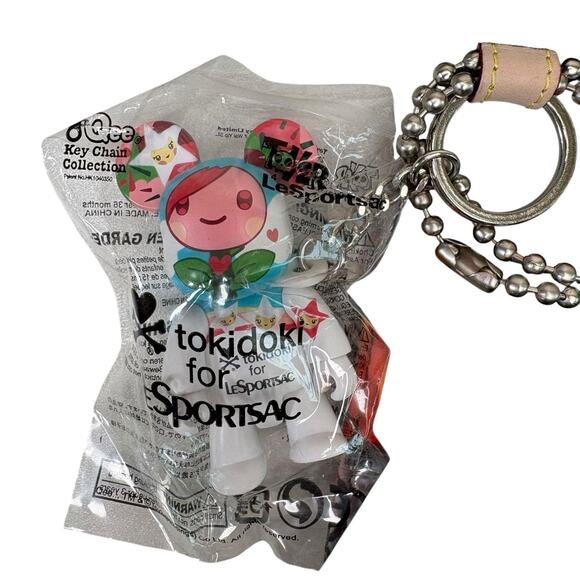 LeSportsac Tokidoki Caramella Pouch Inferno w/ Qee Keychain Rare Retired NWT HTF - Picture 5 of 12